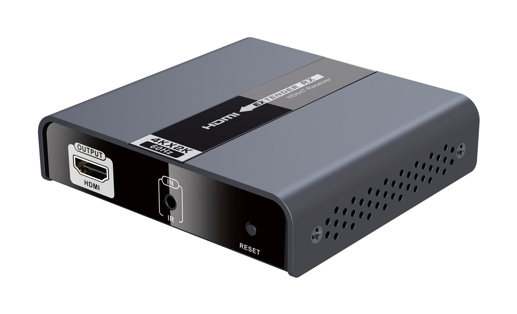 Techly IDATA-EXTIP-393R moltiplicatore AV Ricevitore AV Nero
