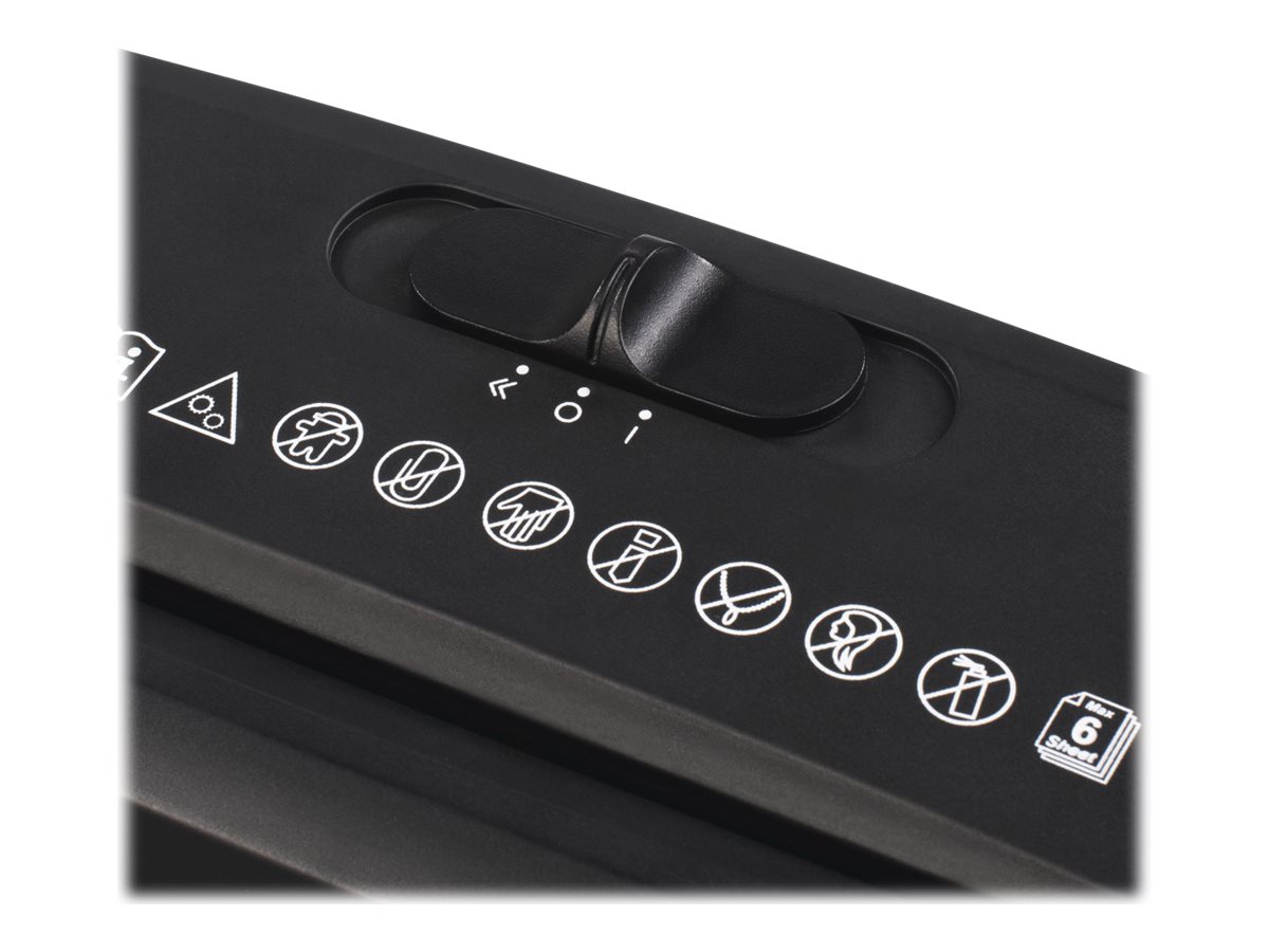 Hama Mini S6 paper shredder Strip shredding 72 dB 21.7 cm Black