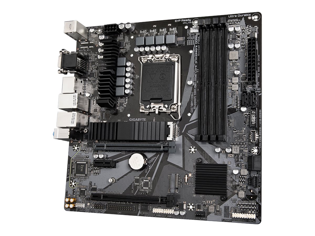 Gigabyte MB GBT Intel 1700 Q670M D3H - Micro/Mini/Flex-ATX - USB 3.1