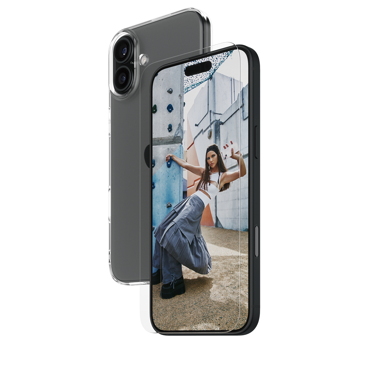 PanzerGlass SAFE. by PanzerGlass - 2-in-1 Schutz - hintere Abdeckung f�r Mobiltelefon - Thermoplastisches Polyurethan (TPU)