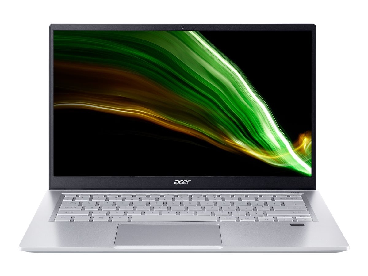Acer Swift 3 SF314-43-R8UF Laptop 35.6 cm (14) Full HD AMD Ryzen 5 5500U 8 GB LPDDR4x-SDRAM 512 GB SSD Wi-Fi 6 (802.11ax) Windows 11 Home Silver