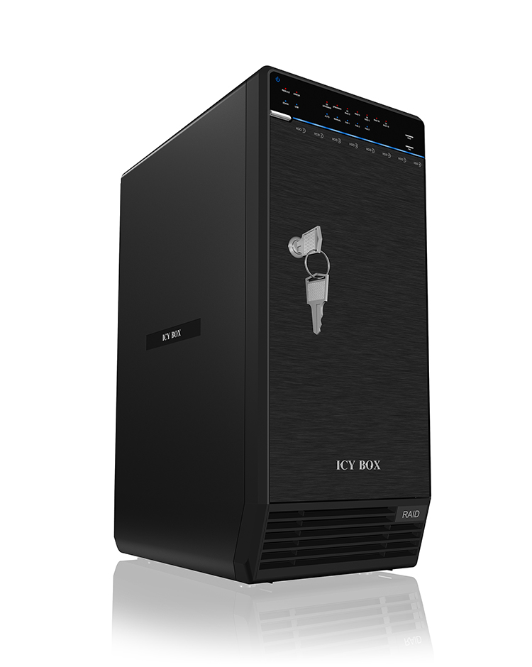 ICY BOX IB-3680SU3 Caja de disco duro (HDD) Negro 3.5