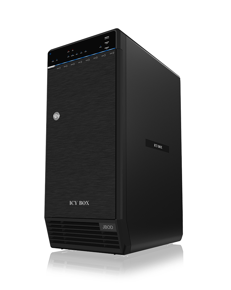 ICY BOX IB-3680SU3 Caja de disco duro (HDD) Negro 3.5