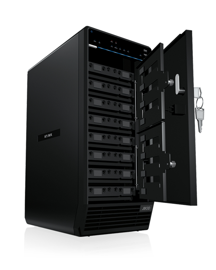 ICY BOX IB-3680SU3 Caja de disco duro (HDD) Negro 3.5