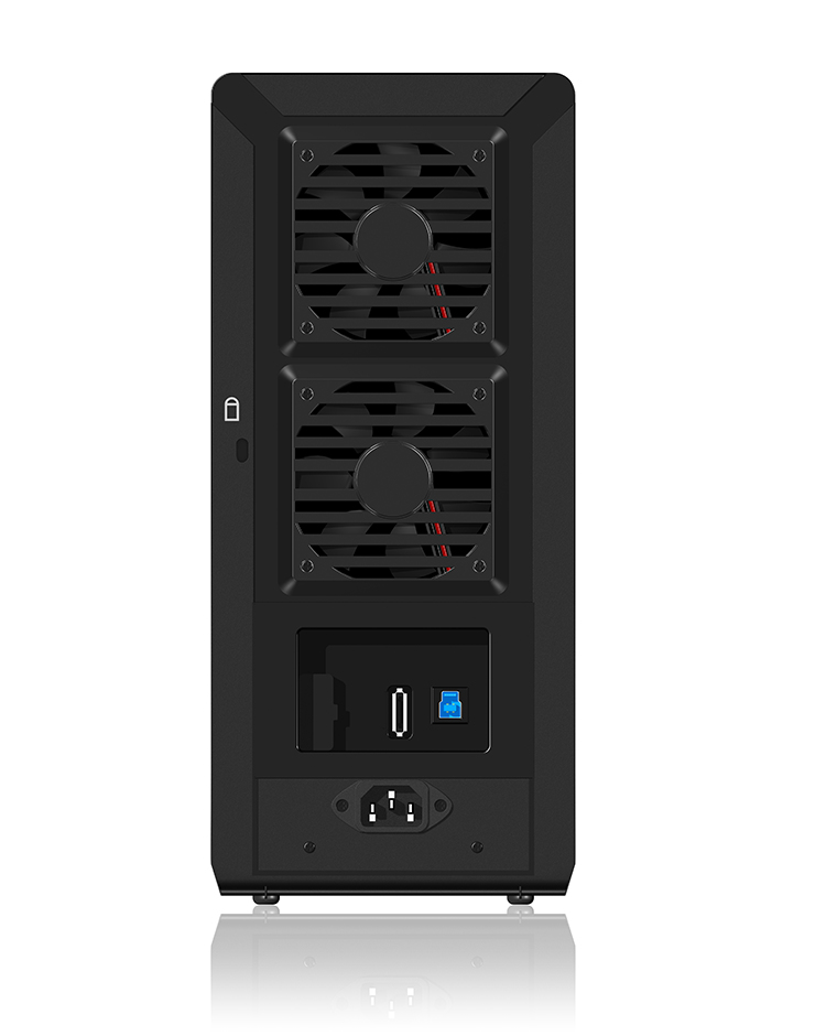 ICY BOX IB-3680SU3 Caja de disco duro (HDD) Negro 3.5