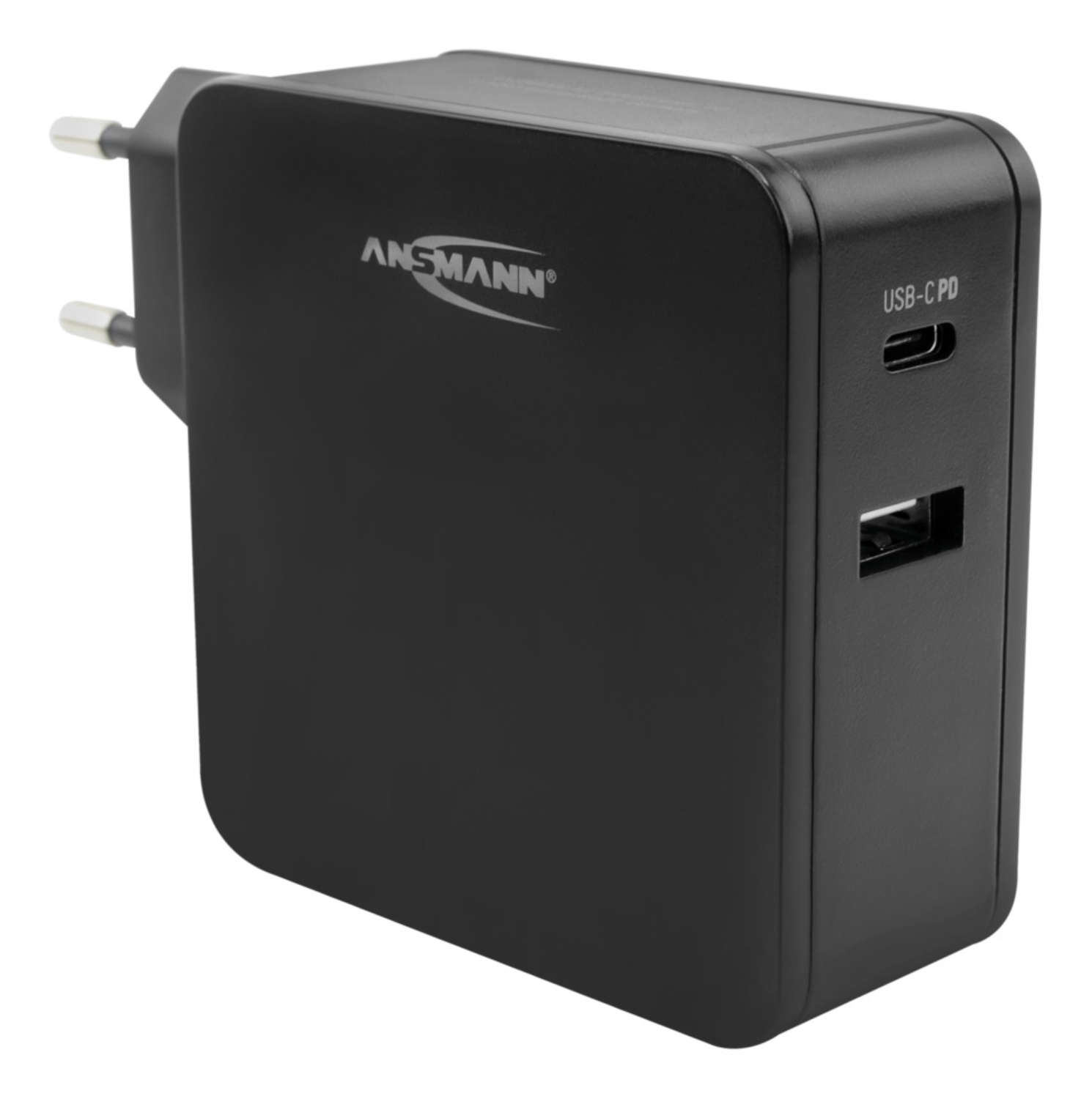 Ansmann 247PD - Netzteil - 45 Watt - 4700 mA - PD, QC 3.0 - 2 Ausgabeanschlussstellen (USB, USB-C)