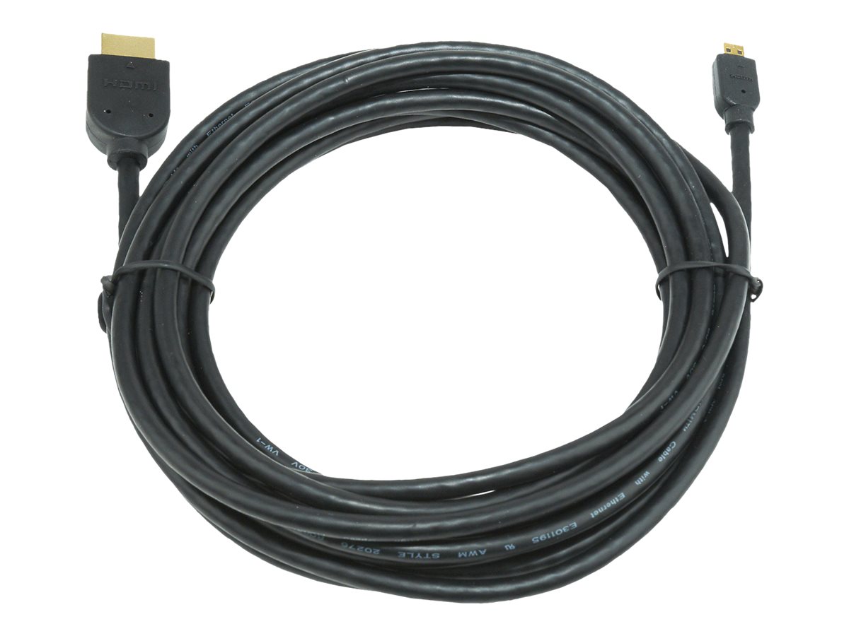 Gembird HDMI-Kabel - 19 pin micro HDMI Type D m�nnlich zu HDMI m�nnlich