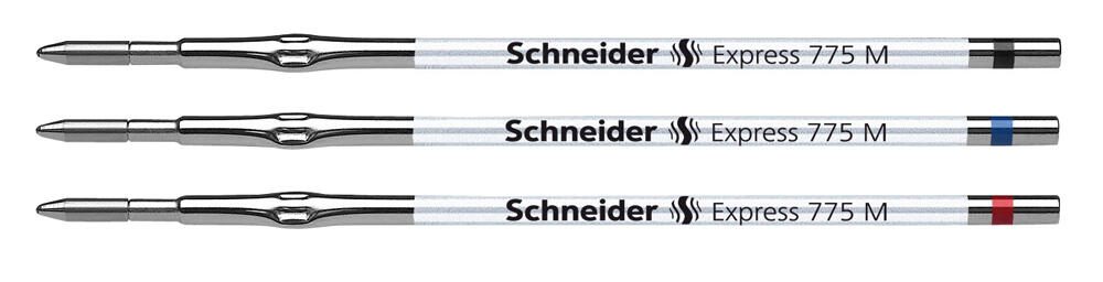 Schneider Schreibger�te 10 Schneider Express 775 Kugelschreiberminen M schwarz