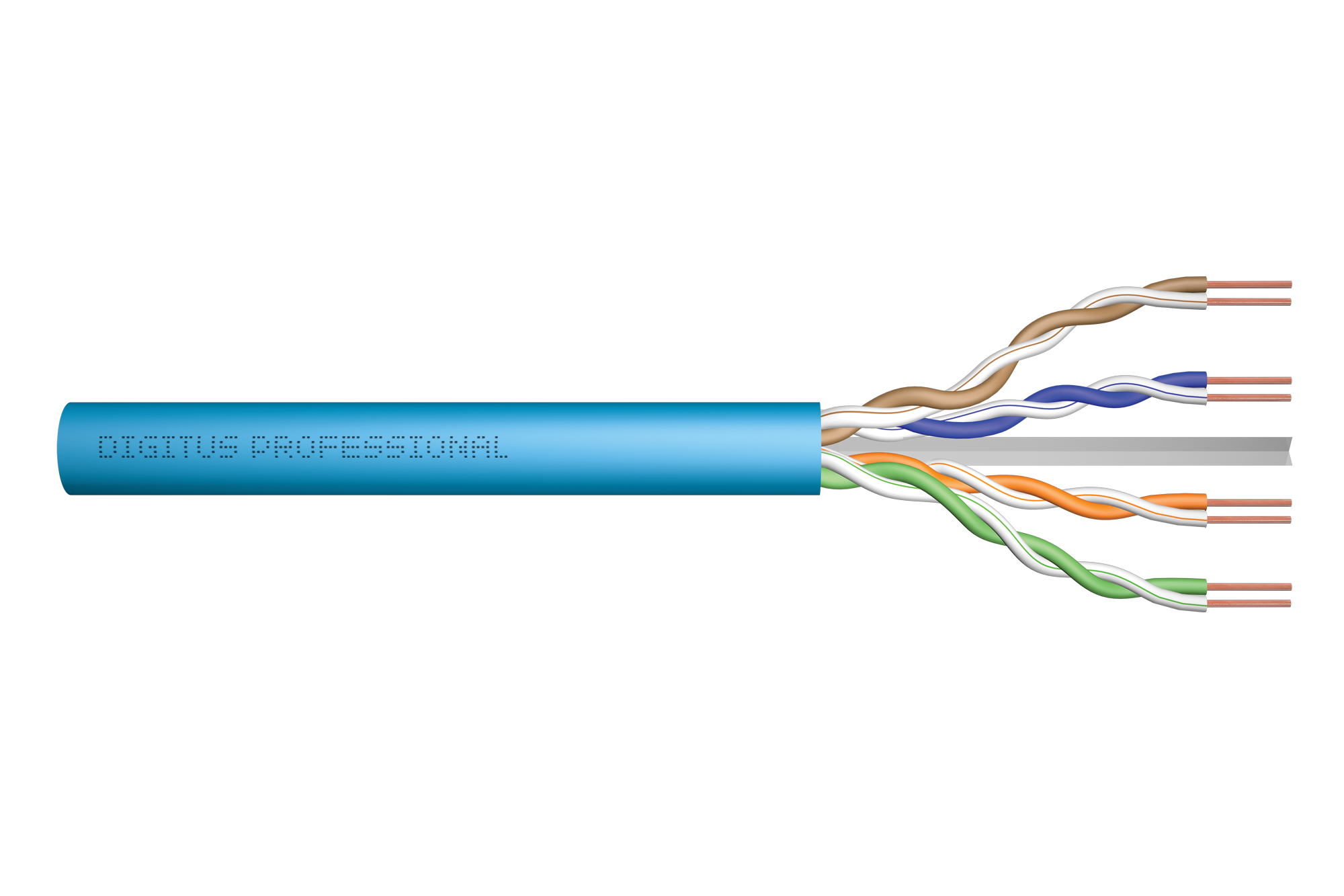 Digitus Cavo di installazione a doppino intrecciato CAT 6A U-UTP