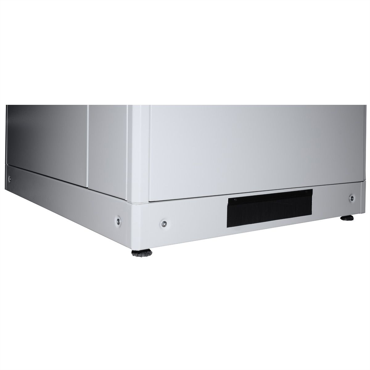 ROLINE Rack-Basis - 800 x 800 mm (B x T) - RAL 7035, Hellgrau - 48.3 cm (19)