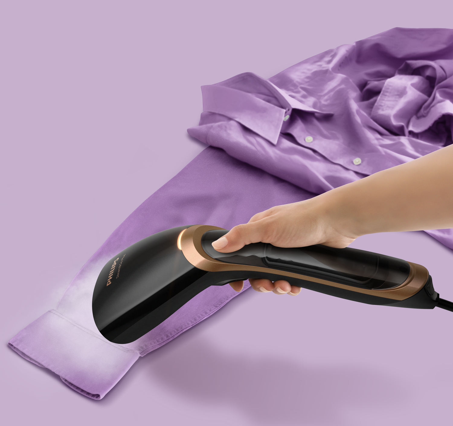 Philips Steam&Go Stiratrice verticale, 1300 W, vapore fino a 24 g/min
