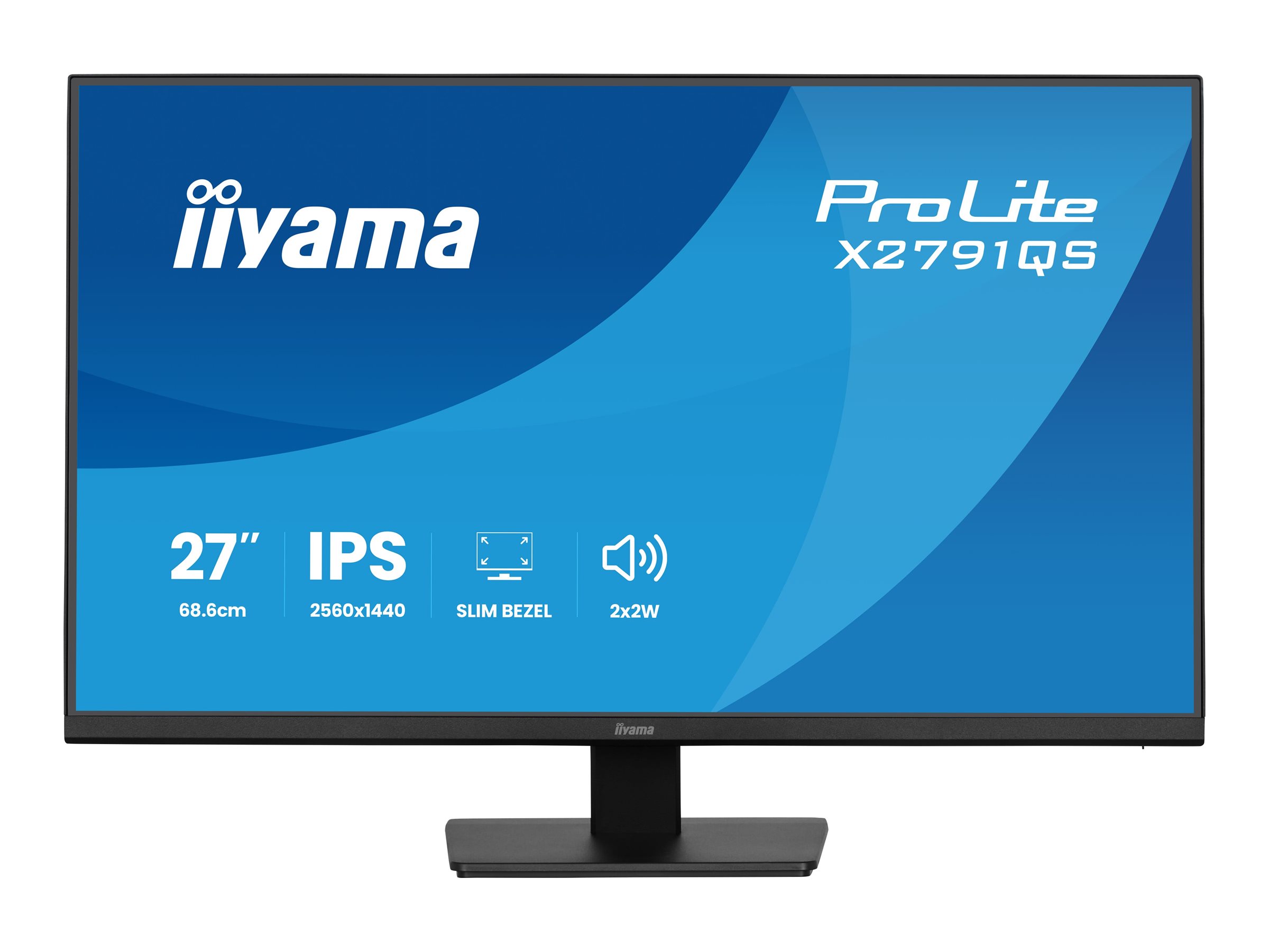iiyama ProLite X2791QS-B1 computer monitor 68.6 cm (27) 2560 x 1440 pixels Quad HD LED Black