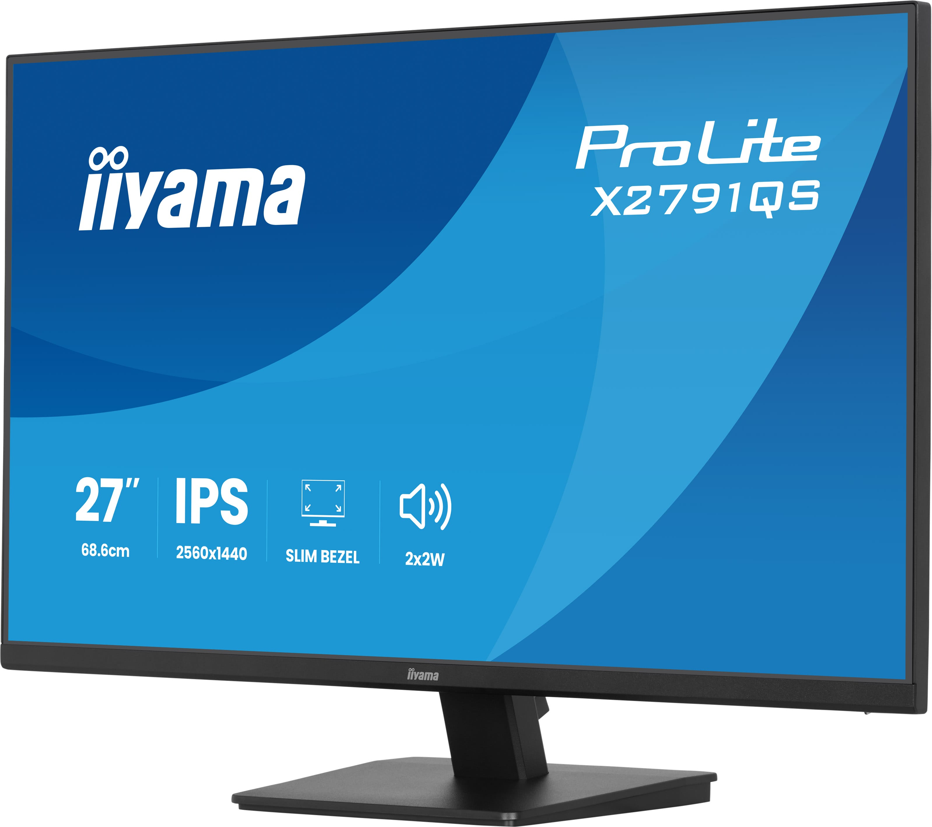 iiyama ProLite X2791QS-B1 computer monitor 68.6 cm (27) 2560 x 1440 pixels Quad HD LED Black