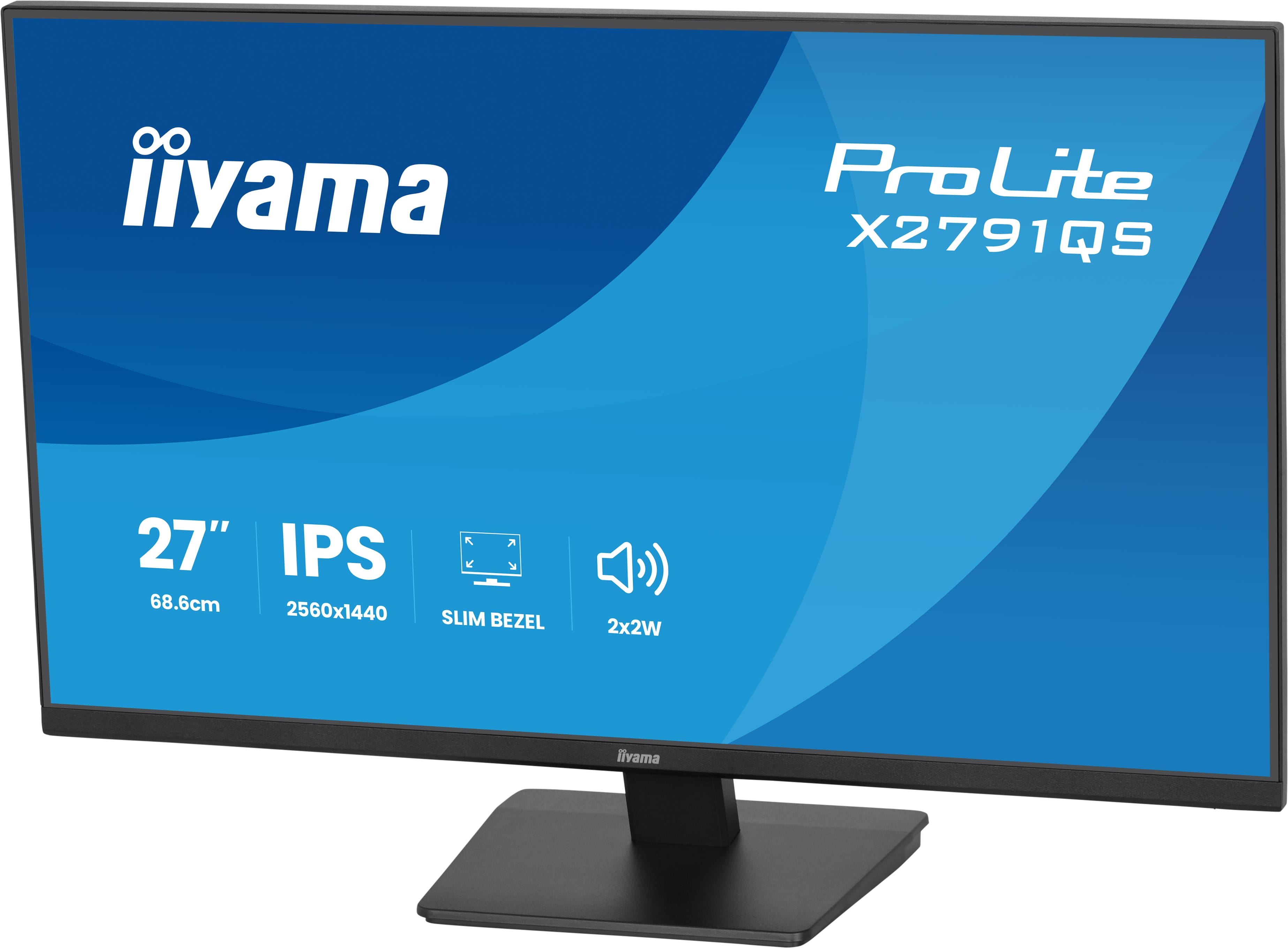 iiyama ProLite X2791QS-B1 computer monitor 68.6 cm (27) 2560 x 1440 pixels Quad HD LED Black