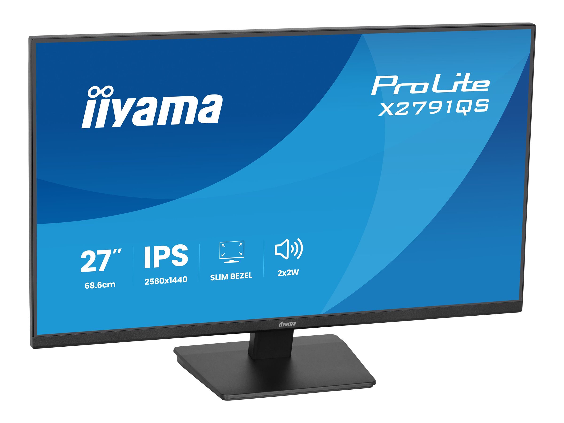 iiyama ProLite X2791QS-B1 computer monitor 68.6 cm (27) 2560 x 1440 pixels Quad HD LED Black