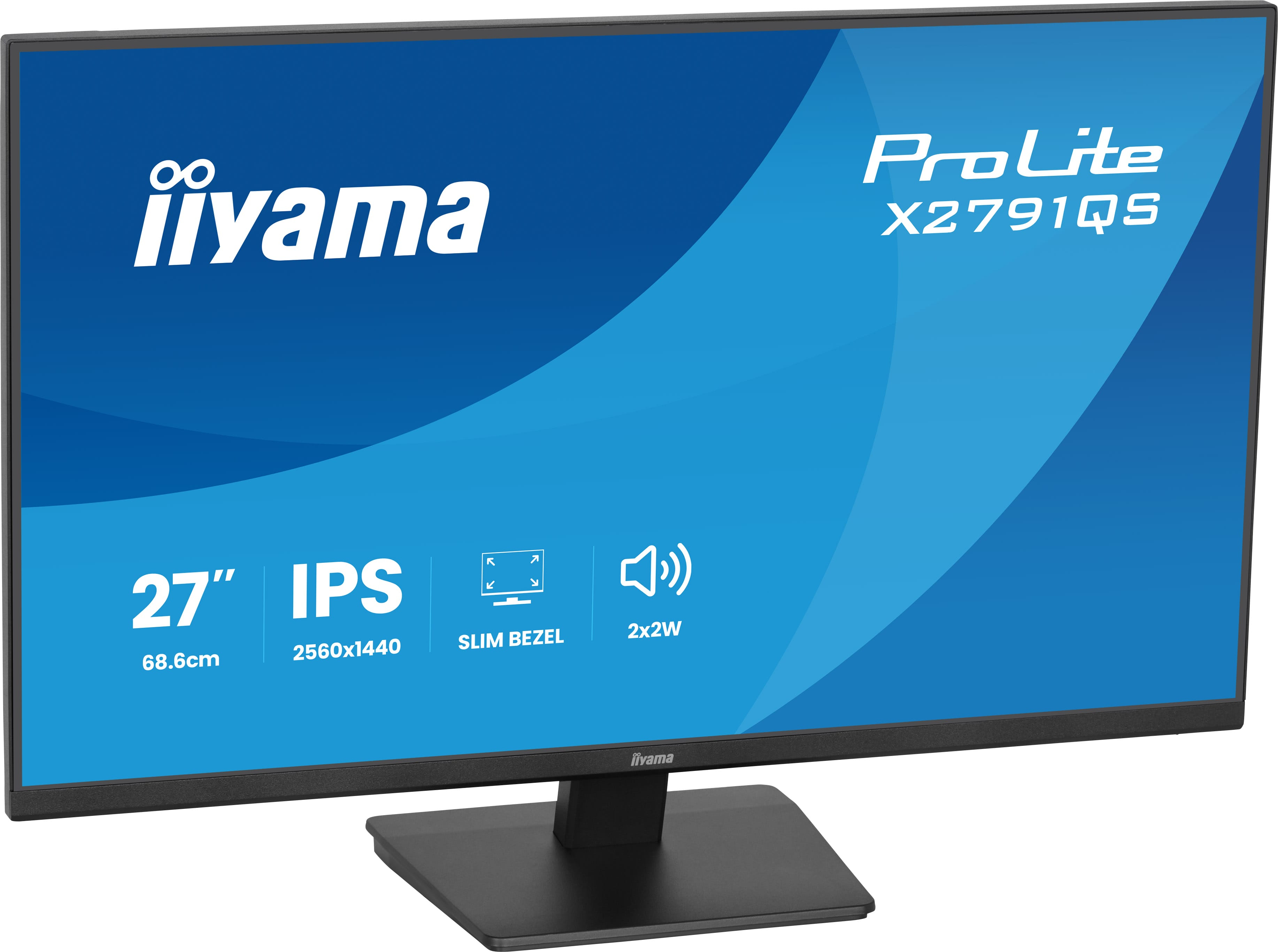 iiyama ProLite X2791QS-B1 computer monitor 68.6 cm (27) 2560 x 1440 pixels Quad HD LED Black