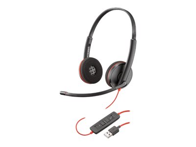 POLY Blackwire 3220 Stereo USB-A Headset (Bulk)