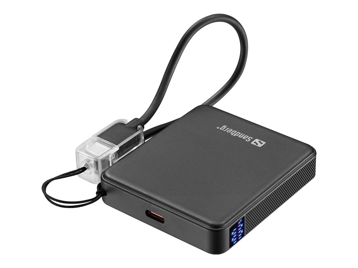 SANDBERG Nano - Powerbank - 5000 mAh - 18.5 Wh - 20 Watt - PD (USB-C)