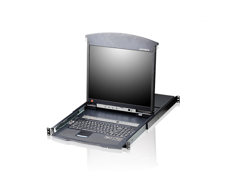 ATEN KL1508AN - 1920 x 1200 Pixel - Eingebauter Ethernet-Anschluss - WUXGA - Rack-Einbau - 21,2 W - 1U