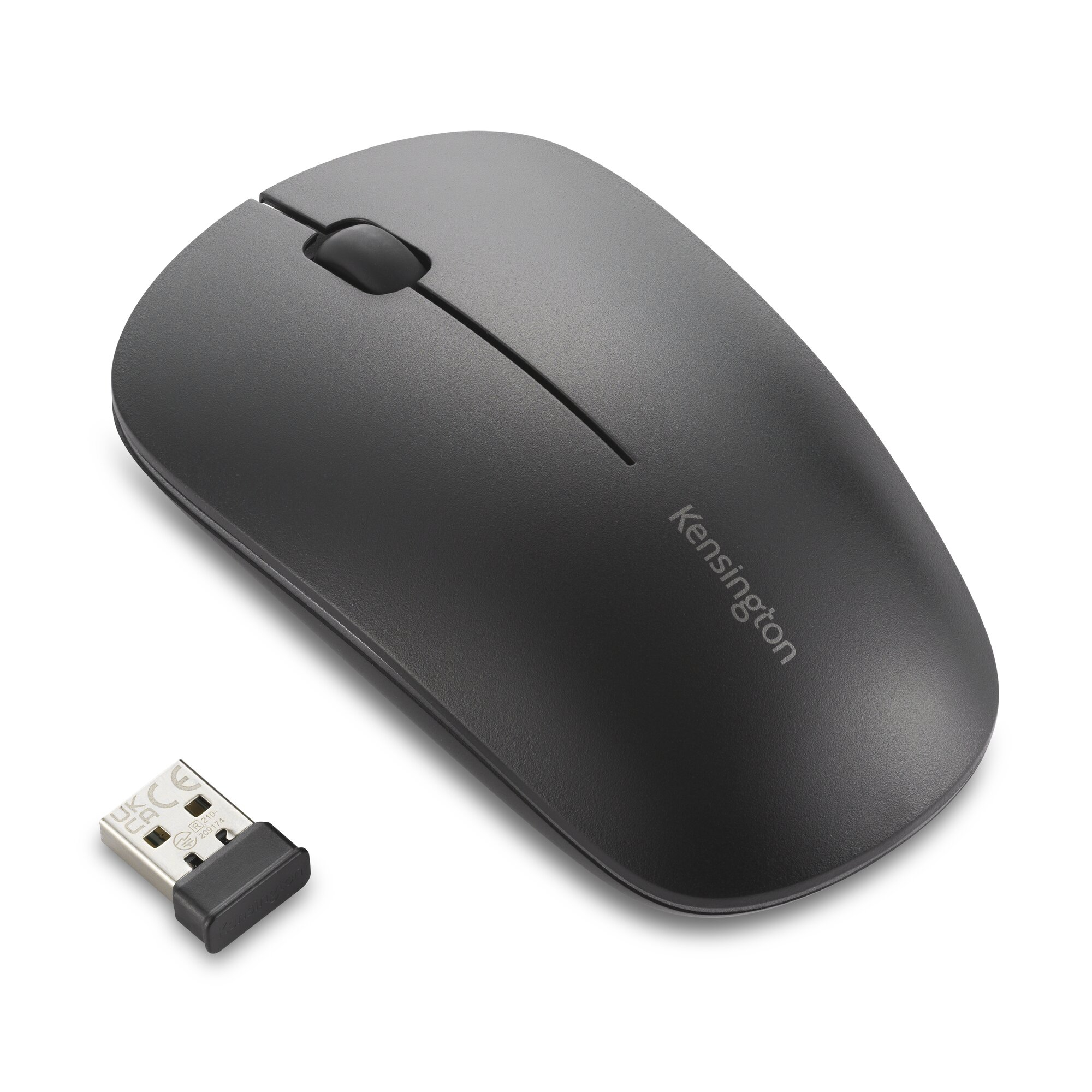 Kensington MY430 EQ - Maus - wiederaufladbar - rechts- und linkshndig - 3 Tasten - kabellos - 2.4 GHz, Bluetooth 5.0 - kabelloser Empfnger (USB)