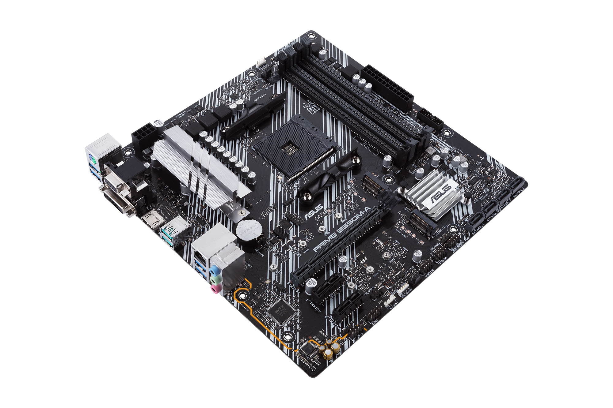 ASUS PRIME B550M-A/CSM - Motherboard - micro ATX - Socket AM4 - AMD B550 Chipsatz - USB 3.2 Gen 1, USB 3.2 Gen 2 - Gigabit LAN - Onboard-Grafik (CPU erforderlich)