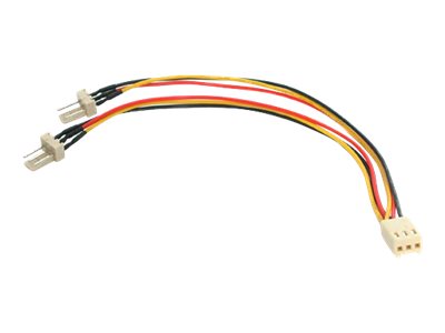 StarTech.com 15cm Molex 3pin Y-Kabel fr Lfter - 3 pol. Molex Adapterkabel - TX3 Splitter-Kabel - Netzsplitter fr Lfter - 3 PIN Internal Power (W)