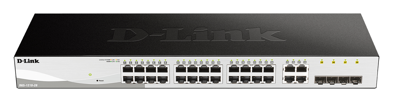 D-Link DGS-1210-28 switch Gestionado L2/L2+ 1U Negro