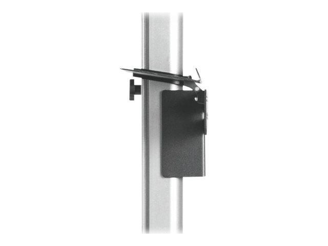Techly ICA-TR32 - Befestigungskit (Regal, Boden-zu-Decke-Befestigung, VESA-Halterung) - fr Flachbildschirm - Aluminium - schwarz und grau - Bildschirmgre: 94-177.8 cm (37-70)