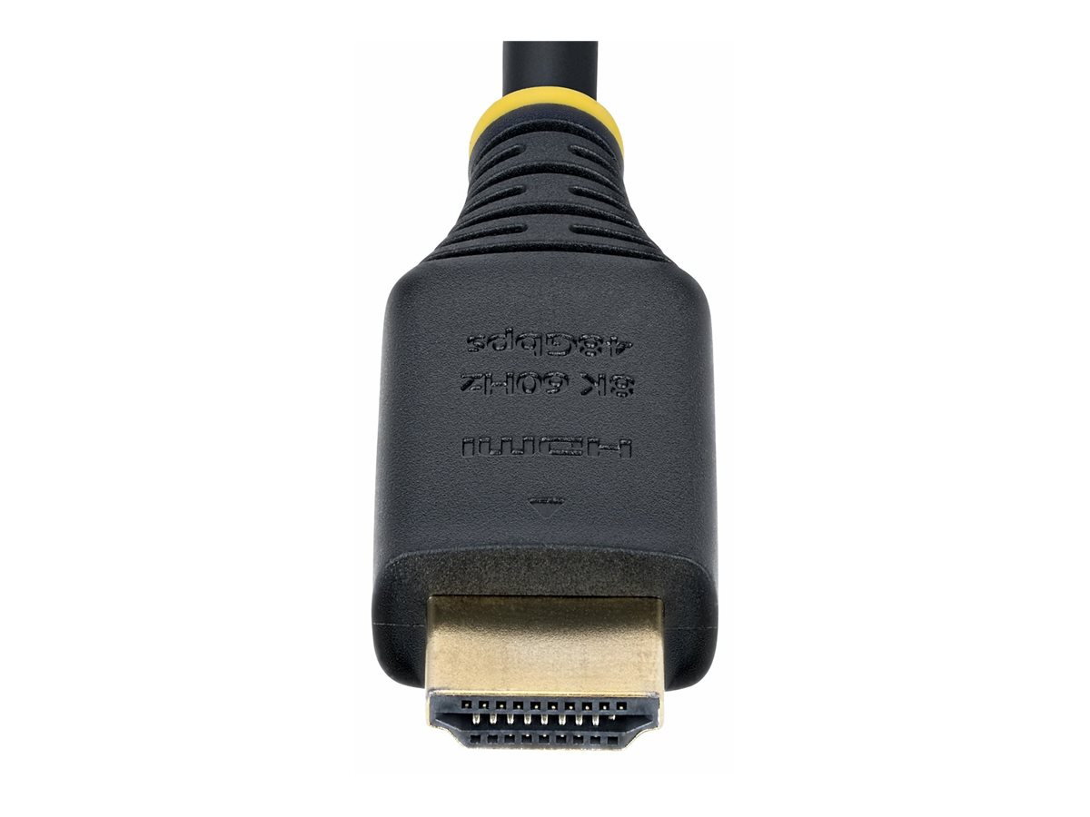 StarTech.com C�ble HDMI Ultra Haut D�bit Certifi� de 1m, 8K 60Hz / 4K 120Hz, C�ble HDMI 2.1 avec HDR10+ / eARC, 48 Gbps, C�ble HDMI 8K pour Moniteur/T�l�viseur/�cran, Gaine TPE Flexible
