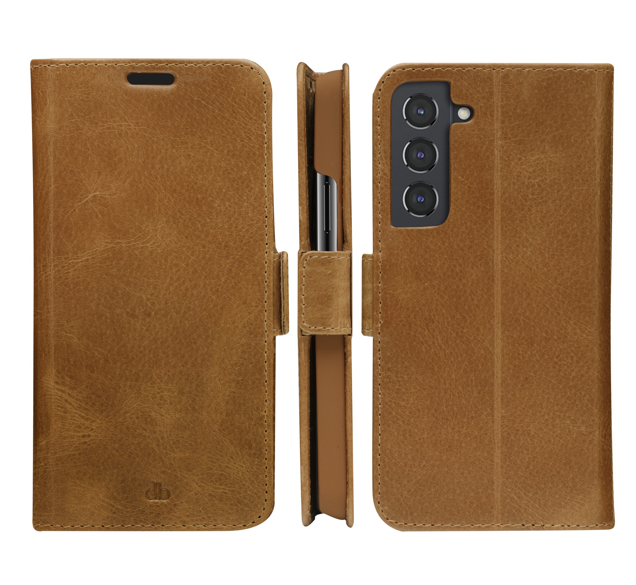 dbramante1928 Copenhagen Slim custodia per cellulare 15,5 cm (6.1) Custodia a libro Marrone chiaro