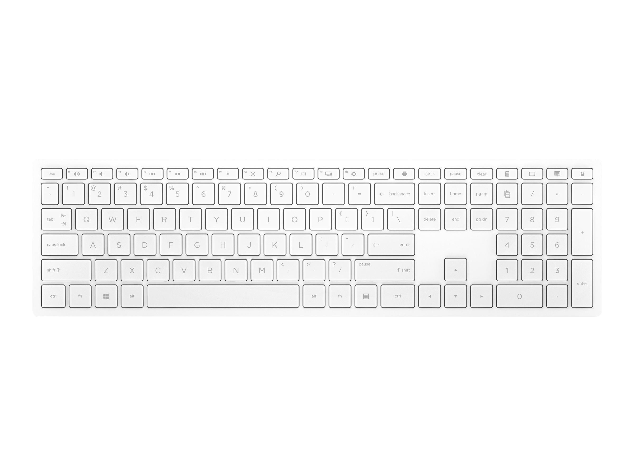 HP Teclado inal�mbrico Pavilion 600 blanco