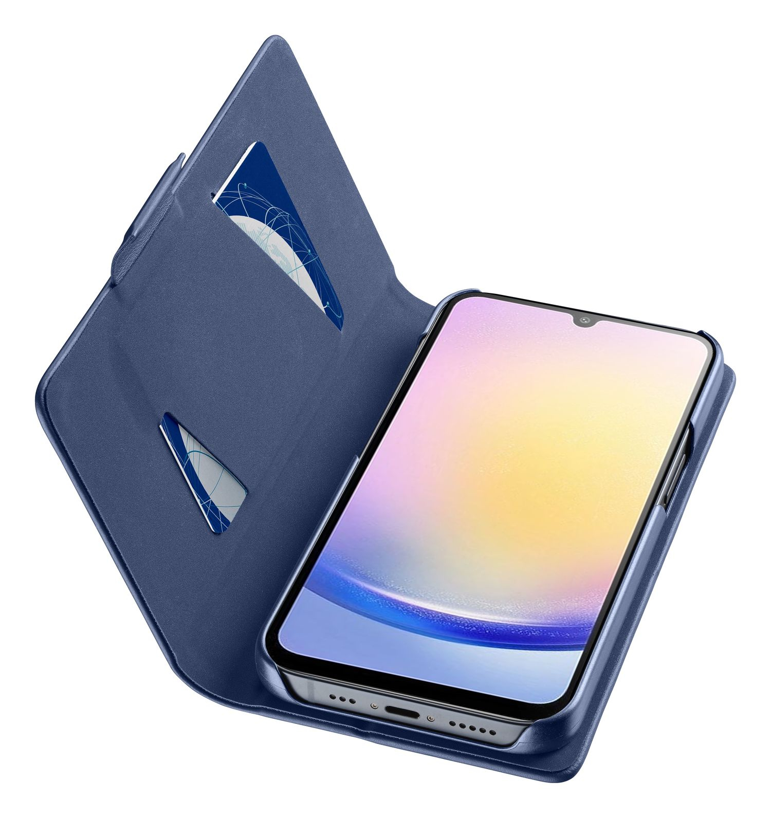 Cellularline Book Case f�r Samsung A26 5G Blue BOOK3GALA26B