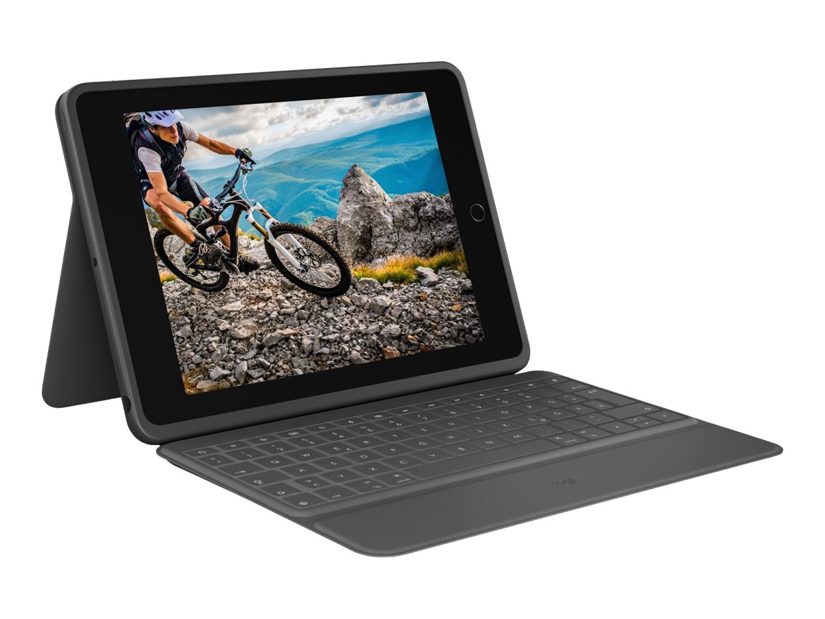 Logitech Rugged Folio Graphite Smart Connector AZERTY Franais