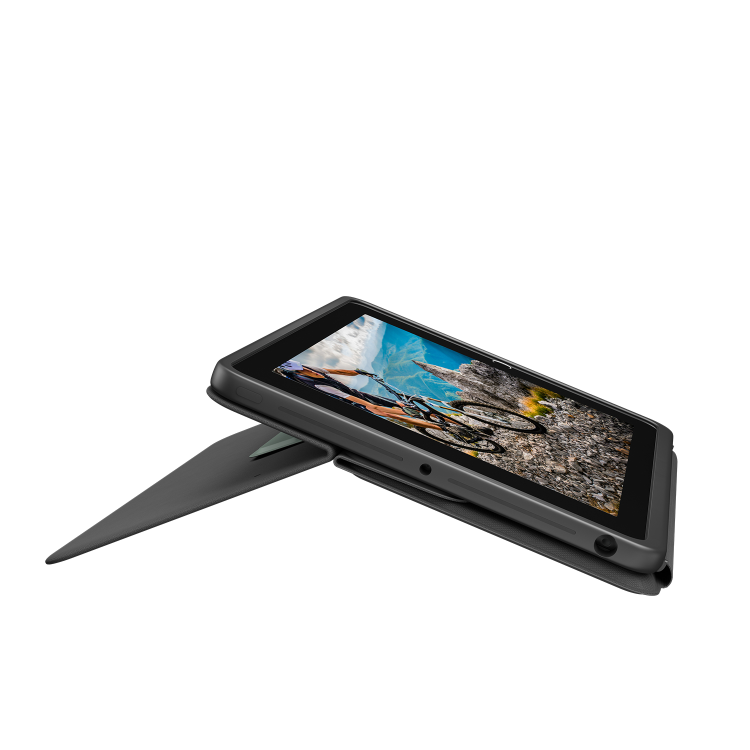 Logitech Rugged Folio - Tastatur und Foliohlle - Apple Smart connector - Franzsisch - fr Apple 10.2-inch iPad (7. Generation, 8. Generation, 9. Generation)