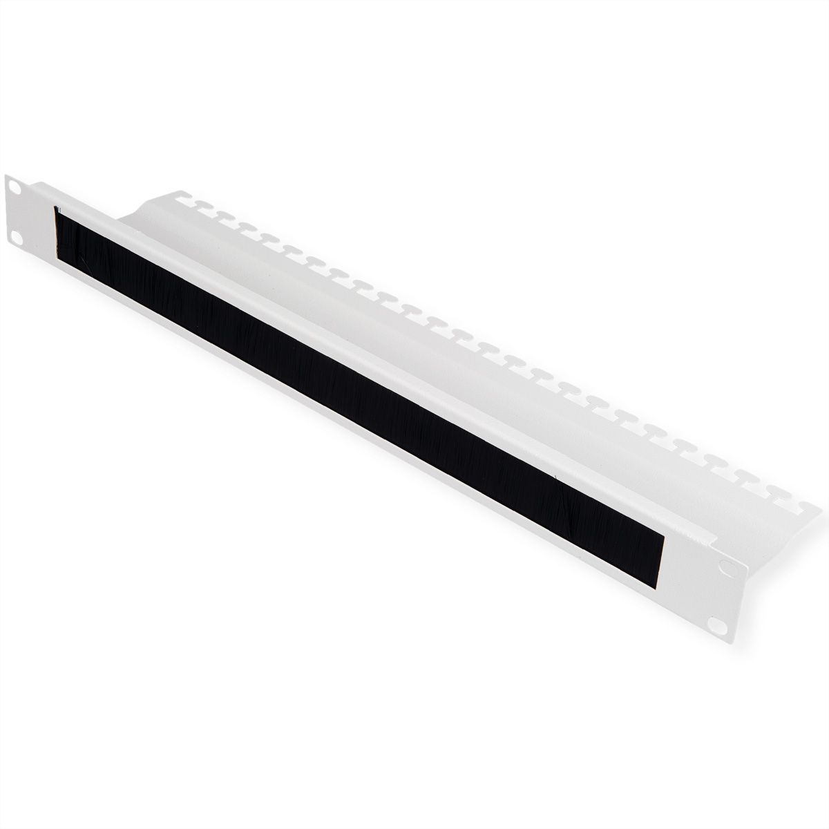 ROLINE Kabeleingangsplatte f�r Rack - mit B�rstenstreifen - RAL 7035, Hellgrau - 1U - 48.3 cm (19)