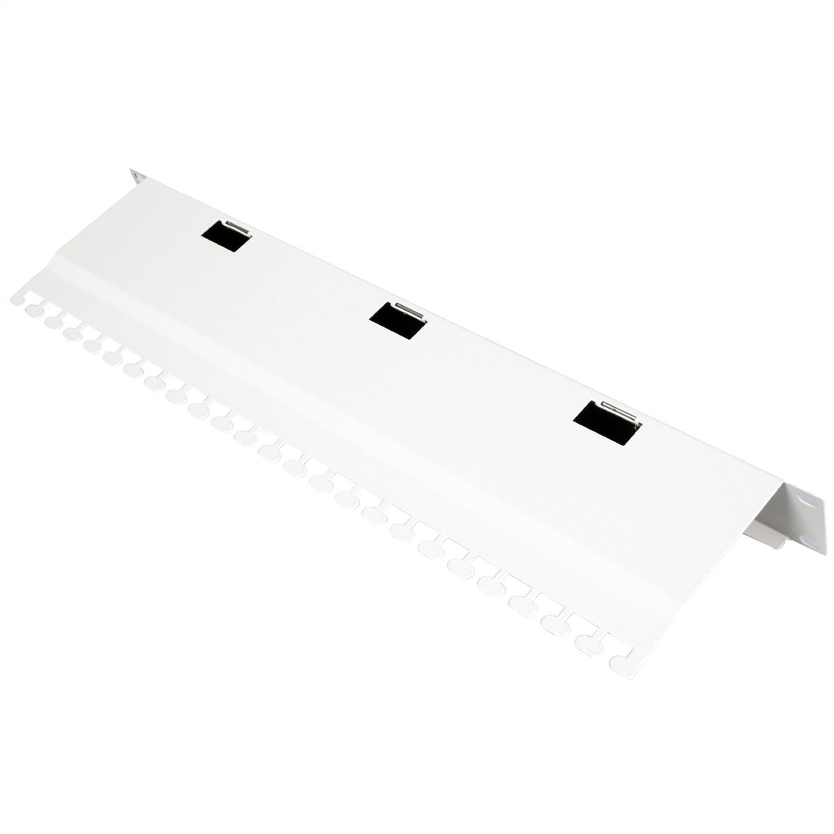 ROLINE Kabeleingangsplatte f�r Rack - mit B�rstenstreifen - RAL 7035, Hellgrau - 1U - 48.3 cm (19)