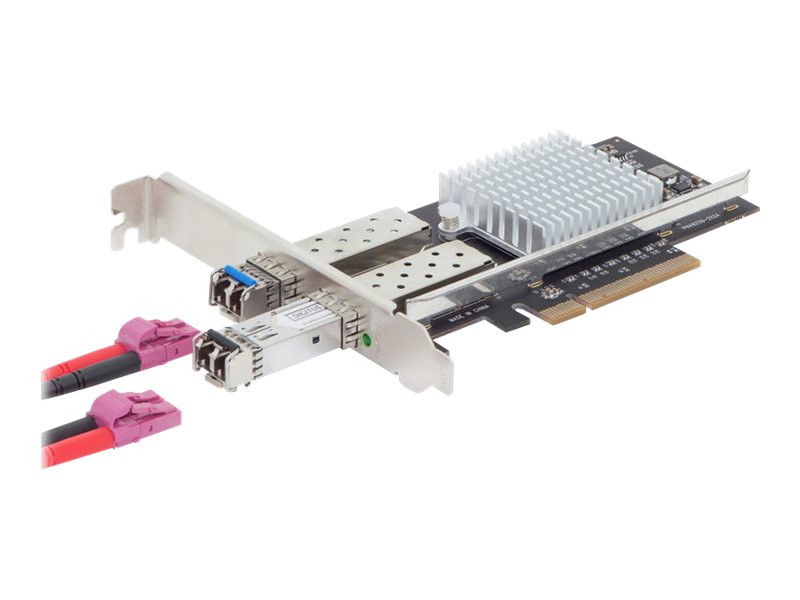 DIGITUS Dual Port 10G SFP PCIe Netzwerkkarte