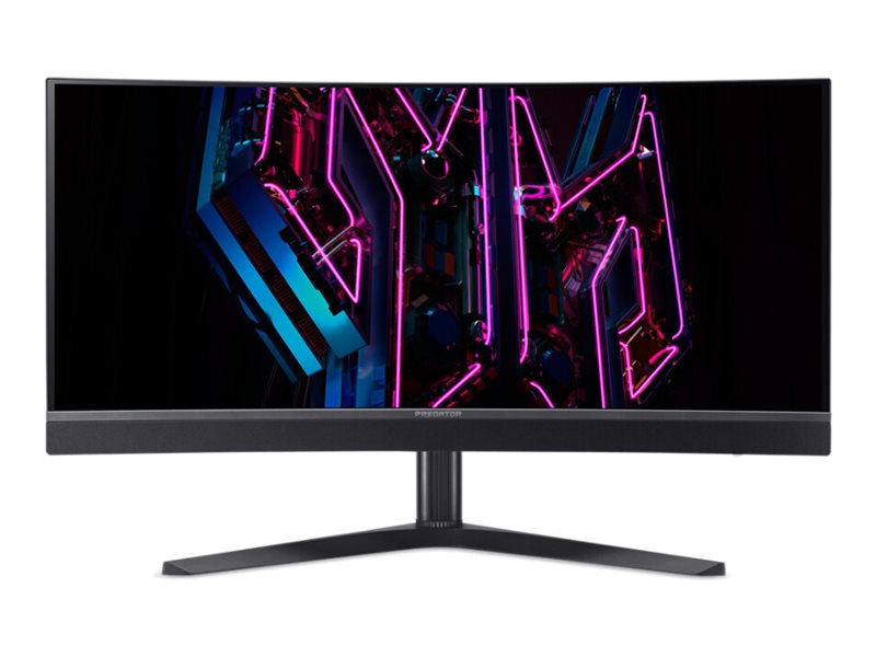 Acer Predator X34Vbmiiphuzx �cran plat de PC 86,4 cm (34) 3440 x 1440 pixels UltraWide Quad HD OLED Noir
