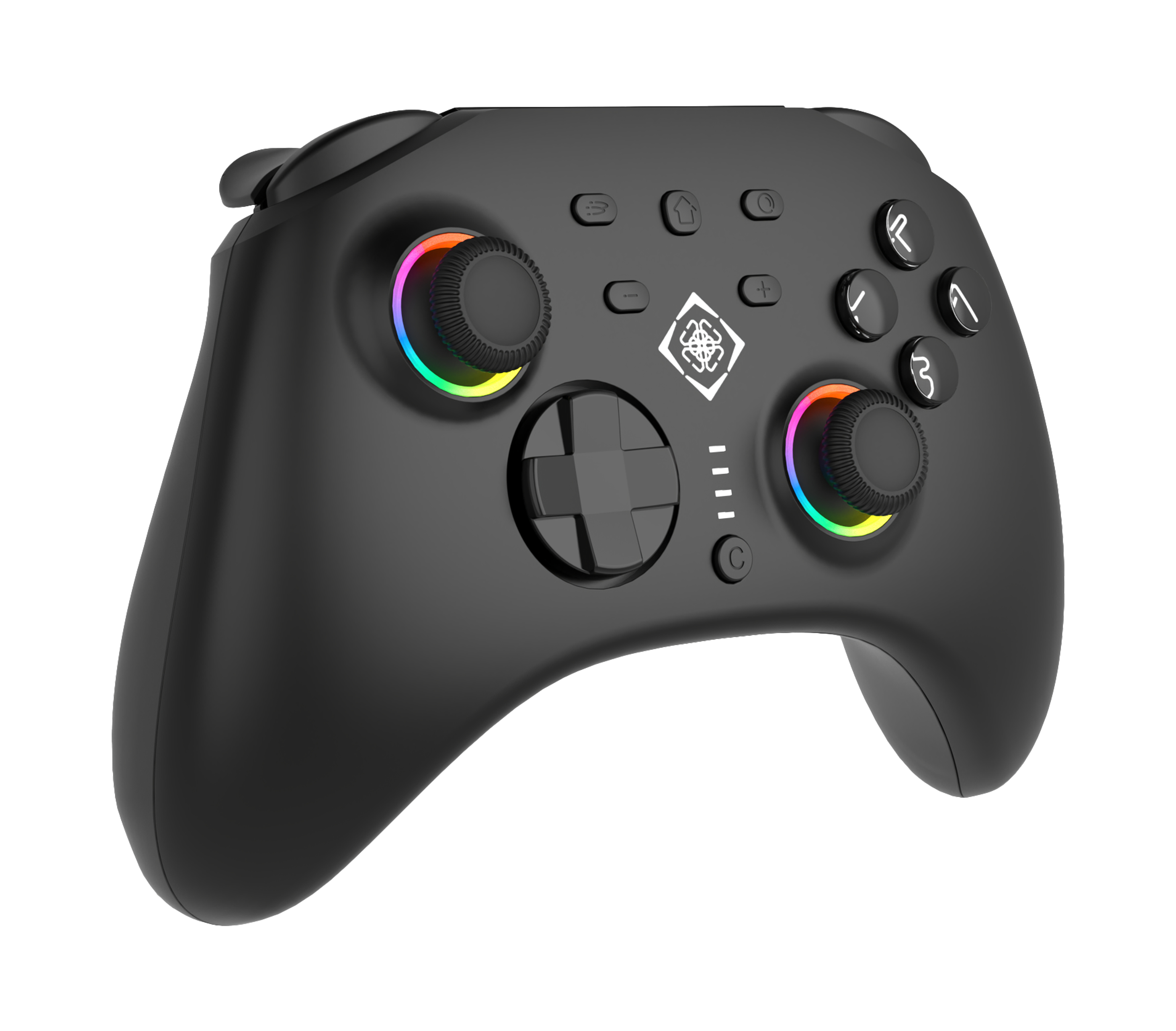 Deltaco Gaming GAM-198 Gaming Controller Black Bluetooth/USB Gamepad Nintendo Switch, Nintendo Switch 2, Nintendo Switch OLED, Android, PC