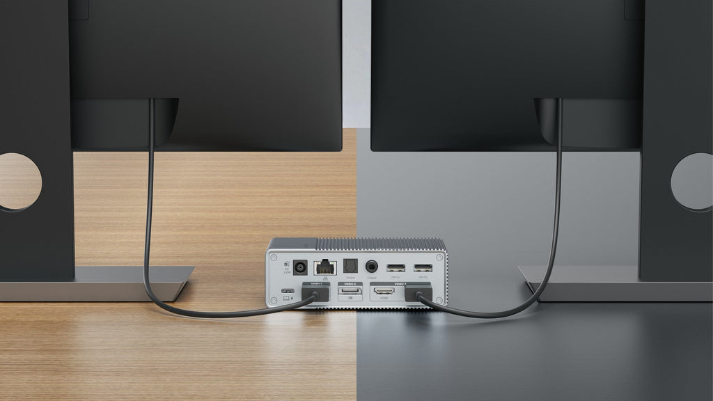 HYPER HDG215-EU base para port�til y replicador de puertos Al�mbrico USB 3.2 Gen 1 (3.1 Gen 1) Type-C Plata