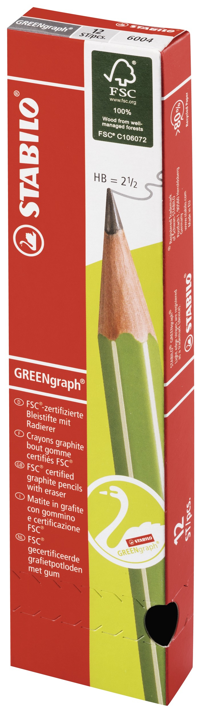 STABILO GREENgraph HB 12 pi�ce(s)