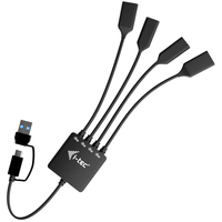 i-tec USB-C/USB-A Cable HUB 4 port (2x USB-C 2x USB-A) - Hub - 4-Port