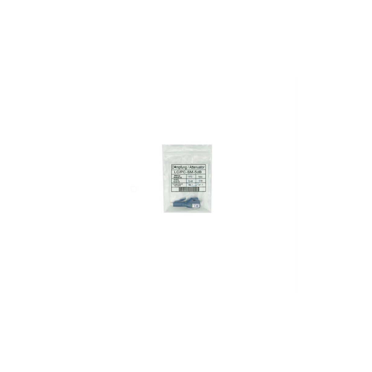 BlueOptics LWL D�mpfungsglied Singlemode LC Simplex 1dB