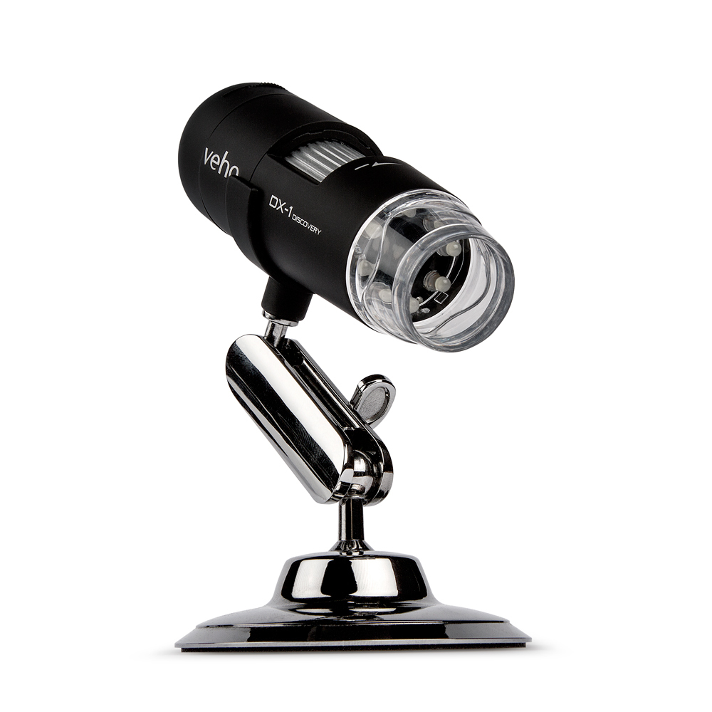 Veho DX-1 - Digitales Mikroskop - Schwarz - 200x - 20x - LED - 10 - 150 mm