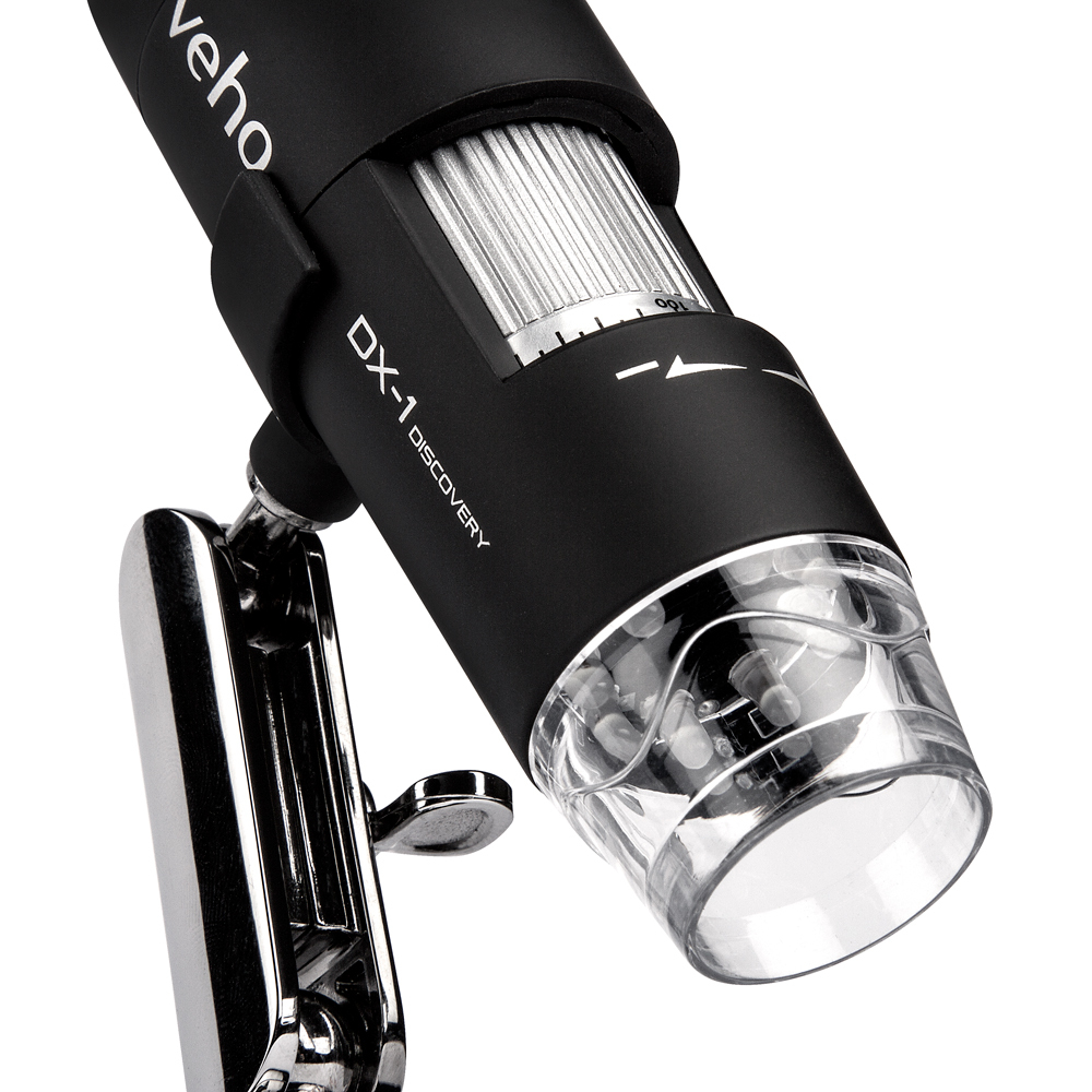 Veho DX-1 - Digitales Mikroskop - Schwarz - 200x - 20x - LED - 10 - 150 mm