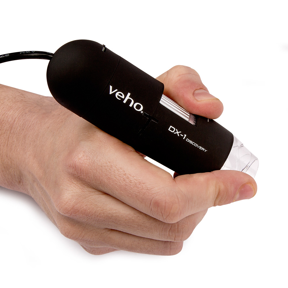 Veho DX-1 - Digitales Mikroskop - Schwarz - 200x - 20x - LED - 10 - 150 mm