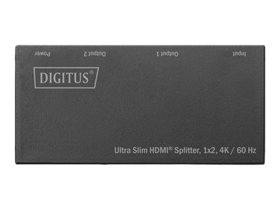 Digitus Splitter HDMI ultra slim, 1x2, 4K / 60 Hz