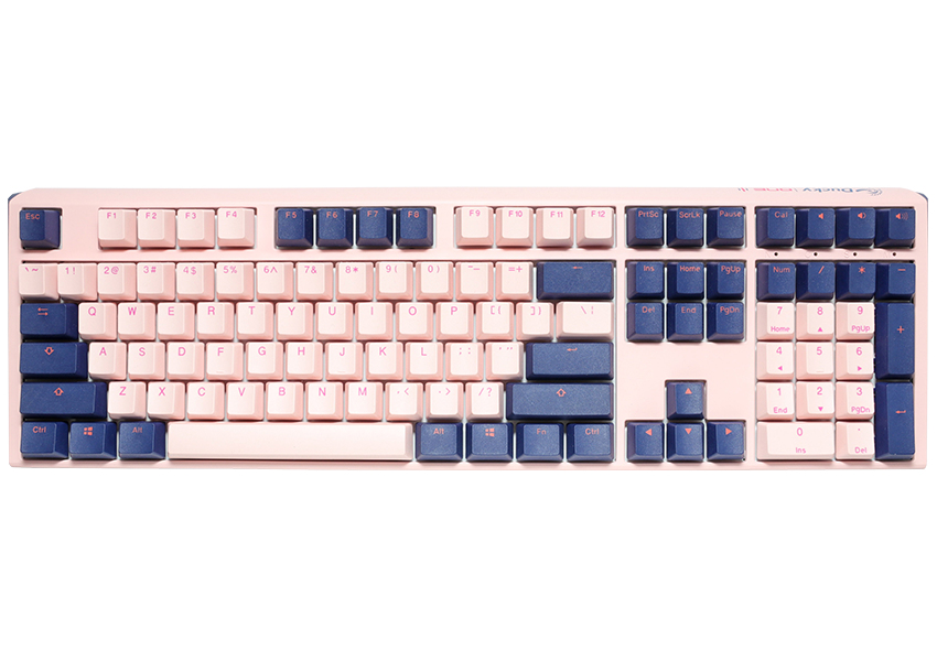 Ducky One 3 Fuji tastiera USB Tedesco Rosa