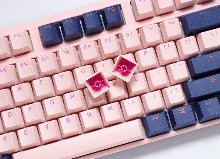 Ducky One 3 Fuji tastiera USB Tedesco Rosa
