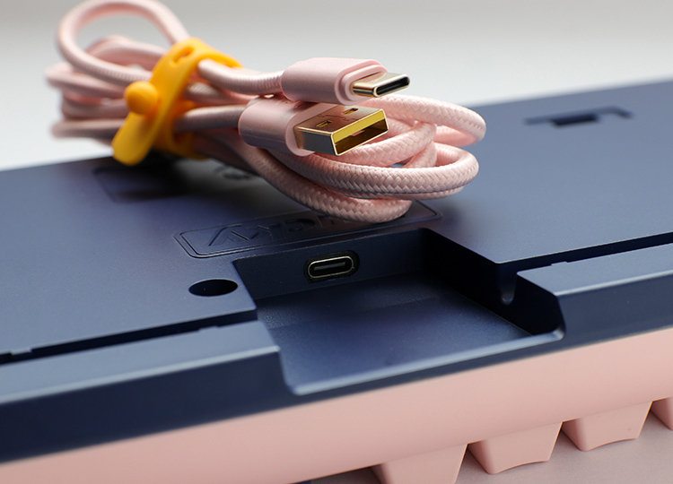 Ducky One 3 Fuji tastiera USB Tedesco Rosa